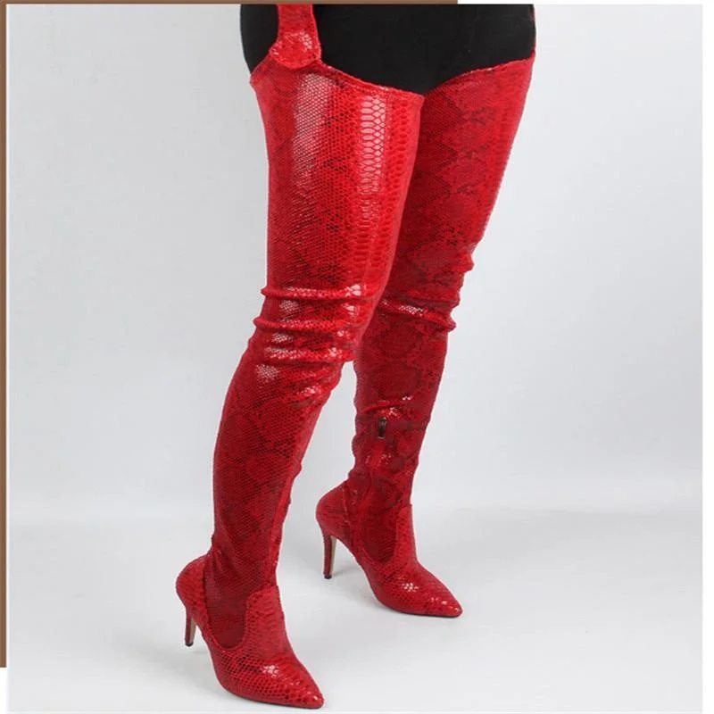 2026 Sexy New Women Winter Thi - Women'S Shoes Burgundy ulasan dan harga