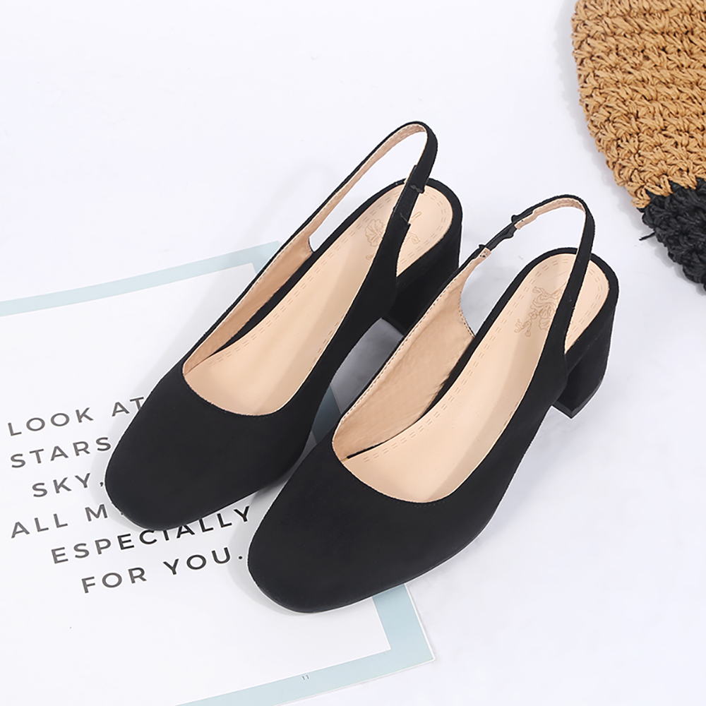 Summer Fashion Chunky Heel Sli - Women'S Shoes Size 12 ulasan dan harga