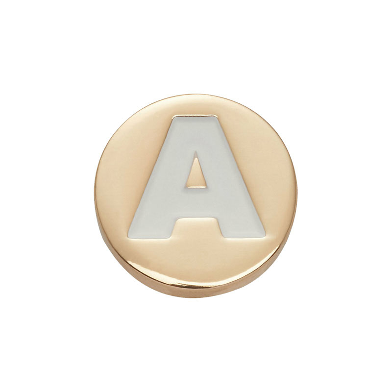Bling Gold  Letter Shoe Charms - Croc Style Clog ulasan dan harga