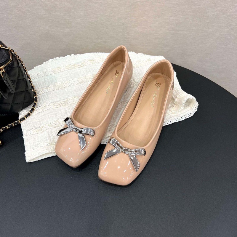 Art Style Bow Flat Shoes Women - Women Shoes Wedges ulasan dan harga