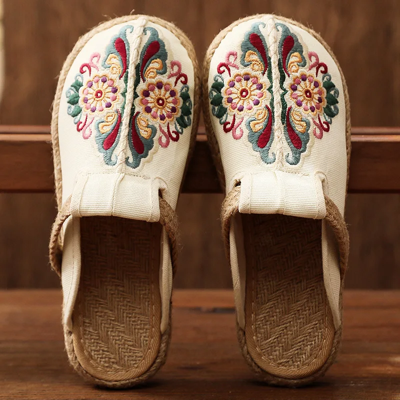 Women Casual Linen Handmade Em - Women'S Shoes Vegan ulasan dan harga