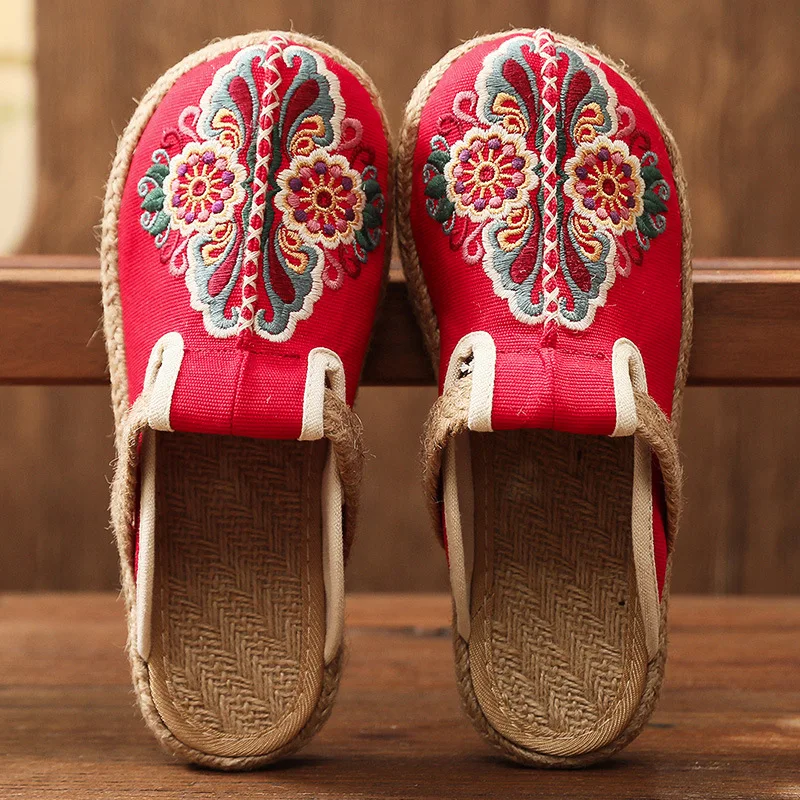 Women Casual Linen Handmade Em - Women'S Shoes Vegan ulasan dan harga