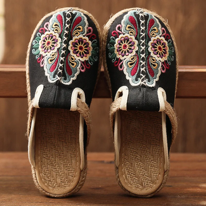 Women Casual Linen Handmade Em - Women'S Shoes Vegan ulasan dan harga