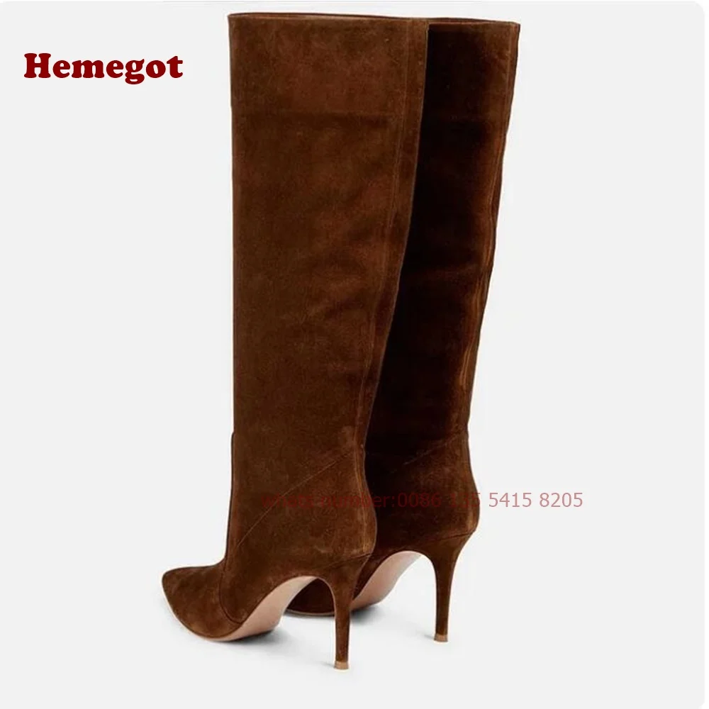Vegan Suede Wide Calf Knee Hig - Women'S Shoes Vegan ulasan dan harga