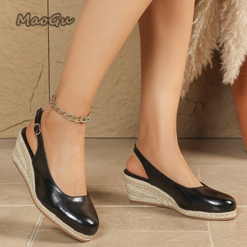 Fashion Ladies 2026 New Summer - Espadrille Wedge Shoes ulasan dan harga
